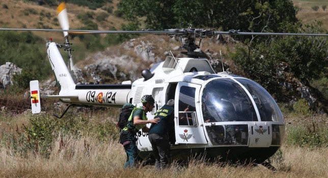 Fallecen tres Guardias Civiles tras estrellarse su helicóptero en los Picos de Europa