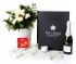 Caja regalo 10 rosas blancas + Nestlé + cava_caja-grande-negra-+-10-blancas-+-bombones-+vela-+-cava