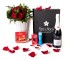 Caja regalo 6 rosas rojas + Nestlé + Durex + cava_caja-pequeña-negra-+-6-rojas-+-bombones-+-durex-+-velas-+-cava